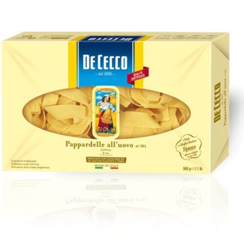 PAPPARDELLE UOVO Nº301 500g «DE CECCO»