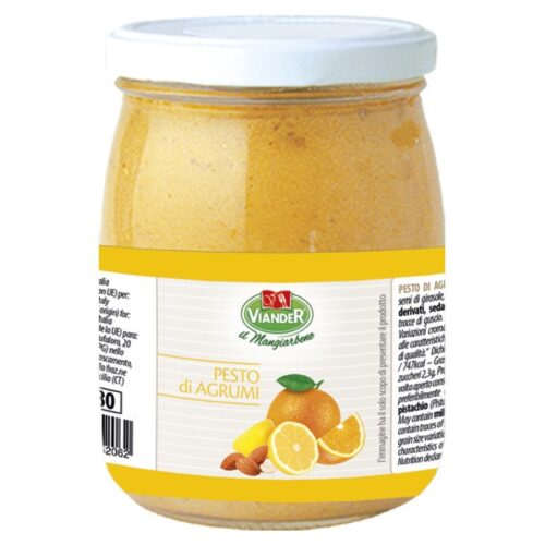 PESTO AGLI AGRUMI 580GR «VIANDER»