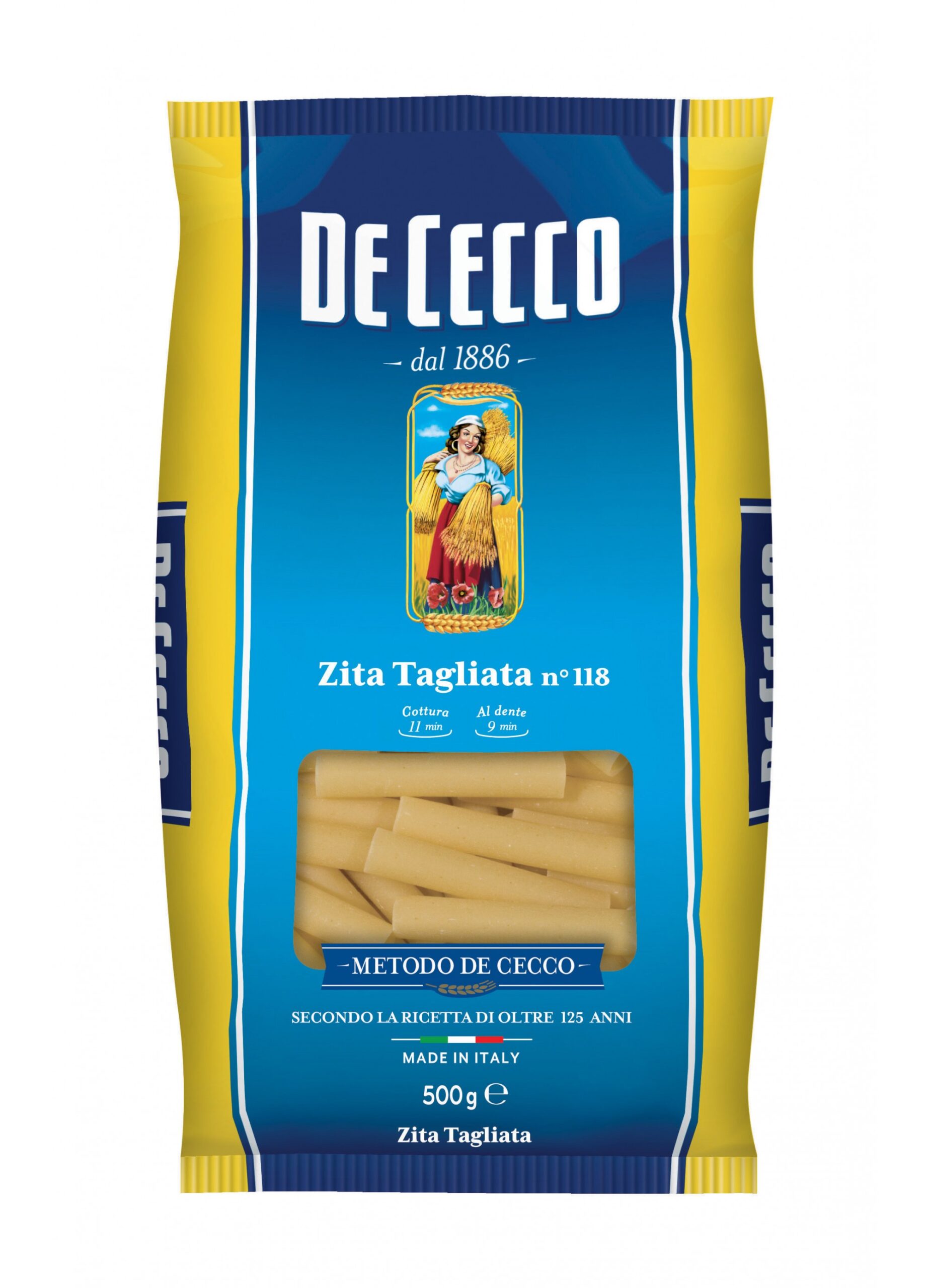 ZITI TAGLIATI DE CECCO 500 GR